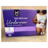 Womenï¿½s Total Protection Underwear, Large 84 Ct
