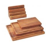 4-Piece Acacia Wood Cutting Board Set