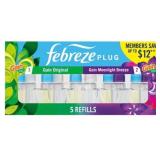 Febreze Plug Air Freshener Refills, 5 Pack