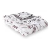 Electric Heated Blanket With Floral Pattern