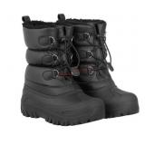 Boys Snow Boots, Size 6B, Black