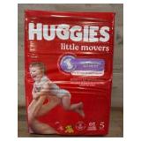 Huggies Little Movers Size 5 Diapers, Pack of 66