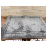 Memory Foam Bathroom Rug in Gray