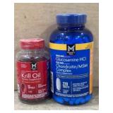 Two Dietary Supplements with Vitamins & Tablets