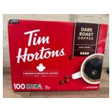 Tim Hortons Dark Roast Coffee Pods, 100 Ct