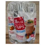 Pack of 132 Clear Plastic Cups