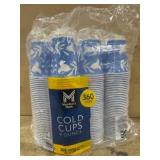 Pack of Disposable Cold Cups, 360 Count