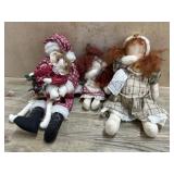 3- Rag dolls