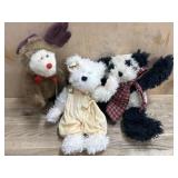 Boyds Bears 12 inch in yellow jumper, 12 inch