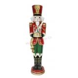 Pre-Lit Musical Grand Nutcracker with a snowglobE