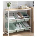 Seville Classics 6-Bin Organizer, 32.5' W x