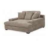 Oversized Cozy Chaise Lounger with Dual Cup