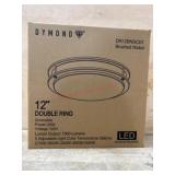 12-Inch Dimmable Double Ring LED Fixture