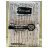 Depend Fresh Protection Underwear, 40 Count