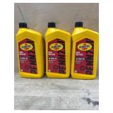Pennzoil High Mileage Motor Oil, 3 Bottles