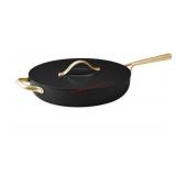 Nonstick Sautï¿½ Pan with Lid and Handles