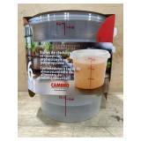 Clear Plastic Storage Containers With Lids, 6 Piec