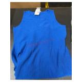 Blue Women's Sleeveless Dress, Size 1X