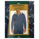 Eddie Bauer Faux Shearling Hoodie, 3XL