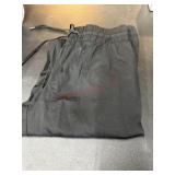Women's Black Drawstring Pants, Size Large