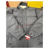 London Fog Black Puffer Jacket, Size X-Large