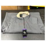 Men's XXL Gray Sherpa-Lined Vest