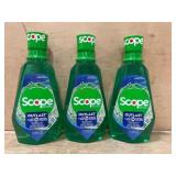 3 Scope Outlast Mouthwashes