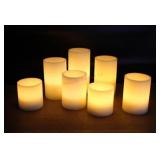 7 Flameless LED Wax Candles