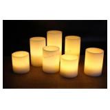 7-Piece Flameless LED Wax Candle Set