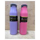 2 Zulu High-Performance Water Bottles