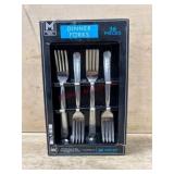 36-Piece Stainless Steel Dinner Fork Set