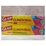 Glad Cling'N Seal Food Wrap, 400 Sq Ft