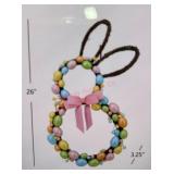 Easter Bunny-Shaped Decorative Wreath