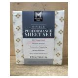 Twin/Twin XL 4-Piece Performance Sheet Set