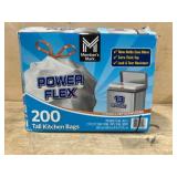 13-Gallon Drawstring Kitchen Trash Bags, 200 Ct