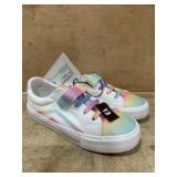 Kids' Size 13 Rainbow Glitter Sneakers