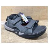 Size 11 Men's Adjustable Gray Sandals