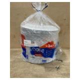Disposable White Paper Plates Set