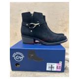 Women's Black Ankle Boots Size 6.5