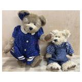 15 inch Boy Boyds Bear and 17 inch Girl Boyds