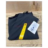 Black Foldable Tote Bag with Yellow Accent