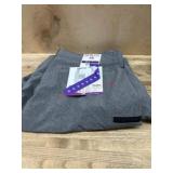 Gray Flat-Front Men's Shorts, Size 36