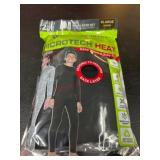 Kids' Black Base Layer Set, Size XL (14/16)