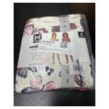Girls' Organic Cotton 4-Piece Pajama Set, Size 5