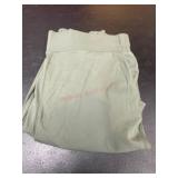 Women's Large Green Elastic Waist Pants