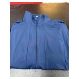 Women's Large Blue Jacket with Zip Closure