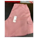 Women's XXL Pink Joggers with Side Pocket