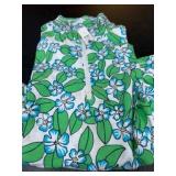 Women's Floral Quarter-Zip Pullover, XL