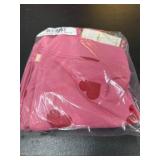 Pink Girls' Heart-Print Pajamas, Size 7/8