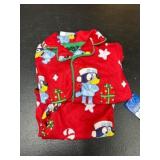 Child's Red Holiday-Themed Pajama Set